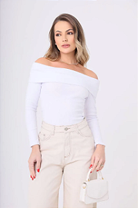 BLUSA OMBRO A OMBRO - SPACE WHITE