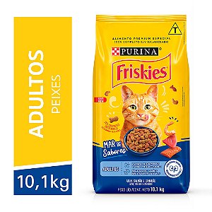 Racao Friskies Gatos Adultos Mar De Sabores 10kg