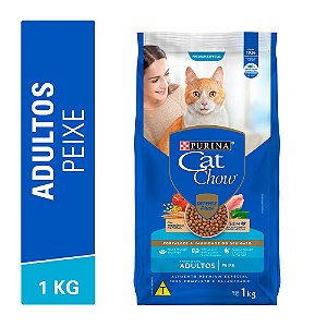 Ração Cat Chow Gatos Adulto Peixe 1kg
