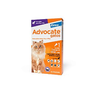 Antipulgas Advocate Para Gatos 0,8ml  De 4 A 8kg