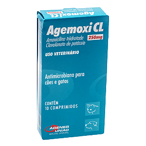 Antibiótico Agemoxi Cl Agener União 250mg