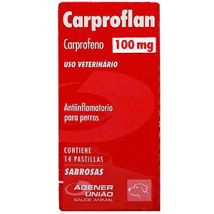 Carproflan Agener União 100mg 14 Comprimidos