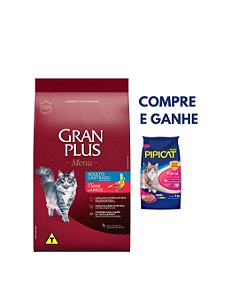 Raçao Granplus Gatos Adultos Castrados Carne E Arroz 10 Kg