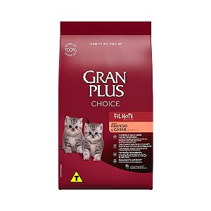 Raçao Granplus Choice Gatos Filhotes Frango E Carne 10 Kg