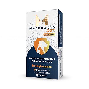 Suplemento Macrogard Pet Small Size Cães E Gatos 30 Comprimidos