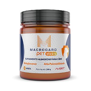 Suplemento Avert Macrogard Cães 30 Sticks