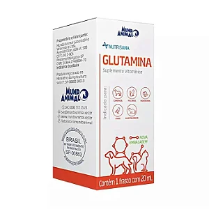 Suplemento Nutrisana Glutamina Para Cães E Gatos 20ml