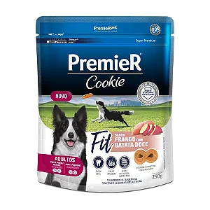 Premier Cookie Fit Caes Adultos Frango Com Batata Doce  250g