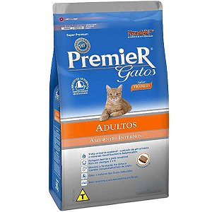 Ração Premier Ambientes Internos Gatos Adultos Frango 7,5 kg