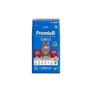 Ração Premier Gatos Adultos  Ambientes Internos Pelos Longos  Frango 7,5kg