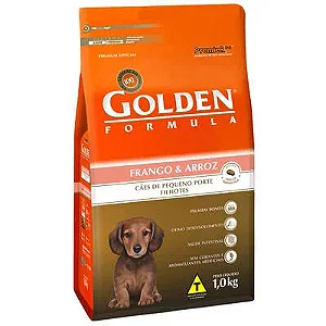Raçao Golden Pacoteira Caes Filhotes Porte Pequeno Frango E Arroz 1kg