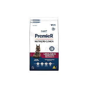 Ração Premier Pacoteira Nutrição Clínica Urinário Gatos Adultos 1,5kg