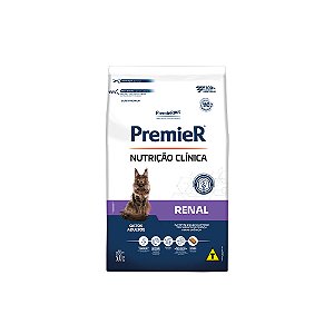 Raçao Premier Pacoteira Renal Ração Nutrição Clínica Gatos Adultos 1,5kg