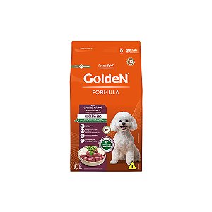 Raçao Golden Caes Adulto Porte Pequeno Carne E Arroz 1kg