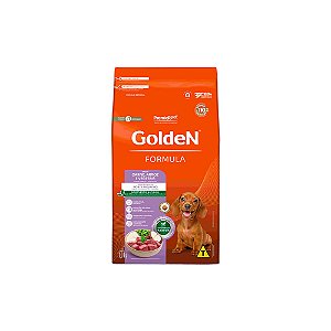 Raçao Golden Caes Filhote Porte Pequeno Carne E Arroz 1kg