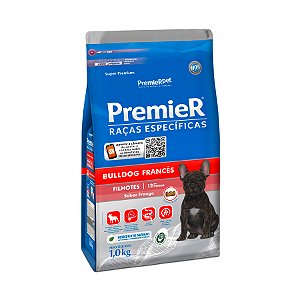 Raçao Premier Pacoteira Caes Filhotes Racas Especificas Bulldog Frances 1kg