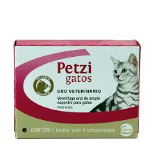 Vermifugo Petzi Gatos Comprimidos