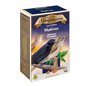 Ração Pássaros Nativos Nutripássaros Premium 500g