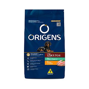 Ração Origens Cães Adultos Porte Mini E Pequeno Frango E Cereais 10kg