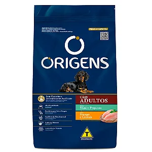 Ração Origens Cães Adultos Porte Mini E Pequeno Frango E Cereais 1kg