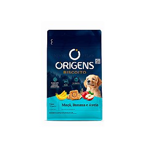 Biscoito Origens Cães Filhotes Sabor Banana, Maçã E Aveia 300g