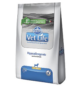 Ração Vet Life Hypoallergenic Cães Adultos Pequeno Porte 2kg