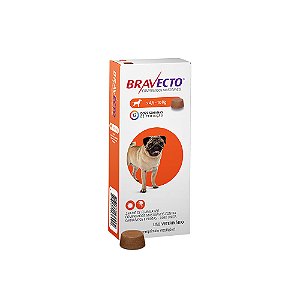 Antipulgas E Carrapatos Bravecto Msd Para Cães De 4,5 A 10 Kg