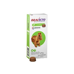 Antipulgas E Carrapatos Bravecto Msd Para Cães De 10 A 20 Kg