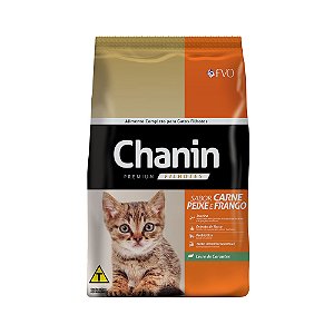 Raçao Chanin Gatos Filhote 25kg