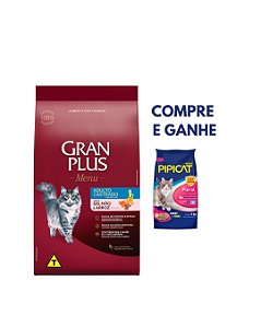 Raçao Granplus Gatos Adultos Castrados Salmão E Arroz 10 Kg