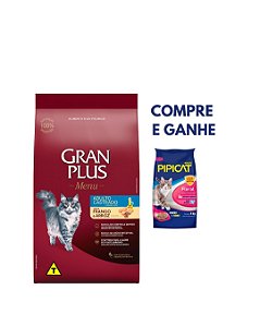 Raçao Granplus Gatos Adultos Castrados Frango E Arroz 10 Kg