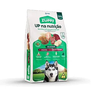 Raçao Zuppy Selection Caes Adultos Carne E Frango 20kg