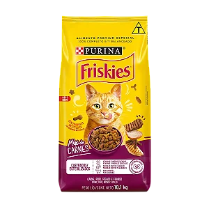 Ração Friskies Gatos Castrados Mix De Carne 10kg
