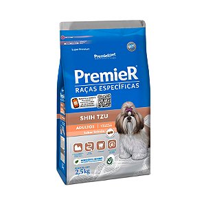 Raçao Premier Caes Adultos Racas Especificas Shih Tzu Salmao 2,5kg