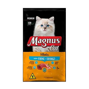 Ração Magnus Gatos Filhotes Carne E Frango 1kg