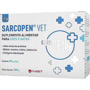 Suplemento Avert Sarcopen Vet Cães E Gatos 30 Sache