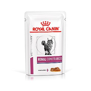 Ração Umida Sachê Royal Canin Veterinary Diet Renal Gatos Insuficiência Renal 85g