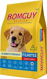 Raçao Bomguy Premium Caes Filhote Carne 1kg
