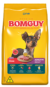 Raçao Bomguy Premium Caes Adulto Raças Pequenas Carne 1kg
