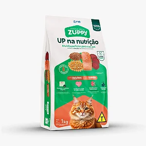 Raçao Zuppy Gato Castrado Salmao 1kg