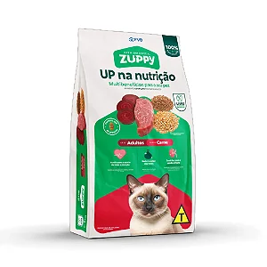 Raçao Zuppy Gato Adulto Carne 1kg