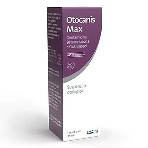 Solução Otológica Otocanis Max 15ml