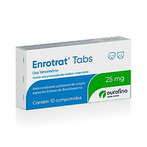 Enrotrat Tabs Ourofino 25mg 10 Comprimidos