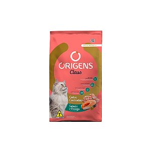 Ração Origens Gatos Castrados Class Salmão E Frango 1kg