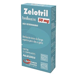 Antibiótico Zelotril 50mg 12 Comprimidos
