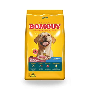 Raçao Bomguy Premium Caes Adulto Coex Carne Batata Doce 2kg