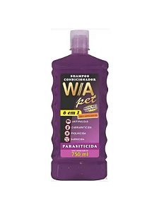 Shampoo W.a.pet Antipulgas E Carrapatos 6x1 750ml