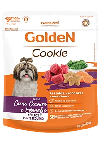 Golden Cookie Caes Adulto Porte Pequeno Carne E Vegetais350g