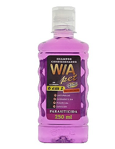 Shampoo W.a.pet Antipulgas E Carrapatos 6x1 250ml