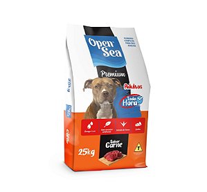 Raçao Open Sea Caes Adulto Carne 15kg